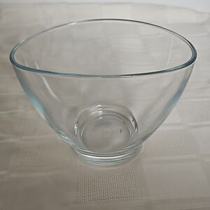 Clear Glass Bowl 7.5"-5.5"